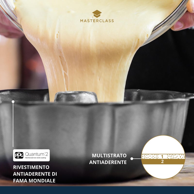 ماستر كلاس صينية/قالب ماستر كلاس غير لاصقة مقاس 10 بوصات لكعكة البوندت - Image 5